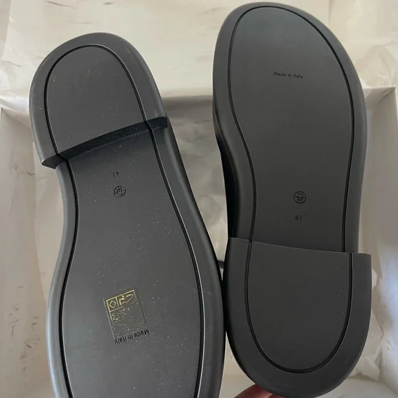 The Row Leather Combat Ankle Boots Size 41 Like New - Picture 2 of 16